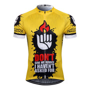 Thriller Rider Sports 自転車の服 メンズ サイクルジャージ 半袖(Don't Give Me Advice)